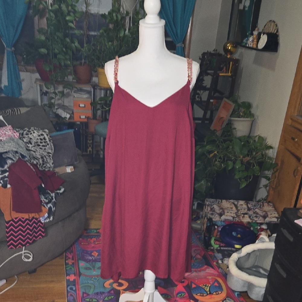 Charlotte Russe Deep Red Fabric
